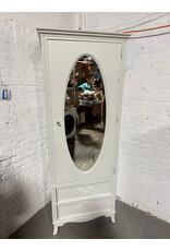 Modern White Wood Abigail Wardrobe