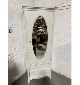 Modern White Wood Abigail Wardrobe