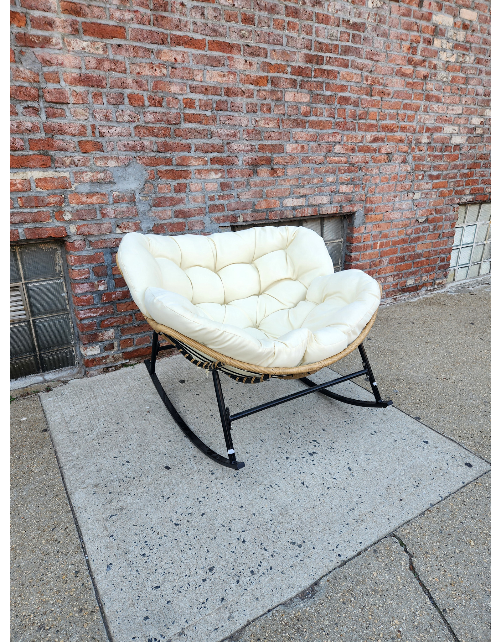 Nicesoul Rocking Papasan Chair