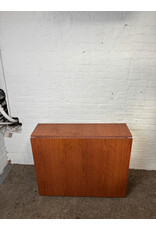 Mid-Century Style Modern Faux Teak Drop-leaf Dining Table Mid-Century Style Modern Faux Teak Drop-leaf Dining Table