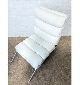 Modern Upholstered Armless Accent Lounge Chair