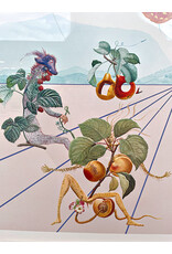 Framed “Flordalí II: La rose papillon" Lithograph by Salvador Dalí