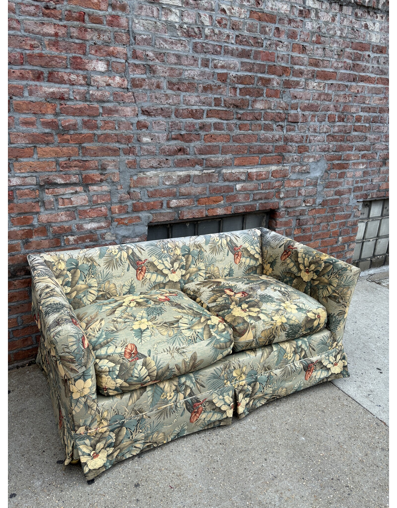 Floral Tapestry Sofa