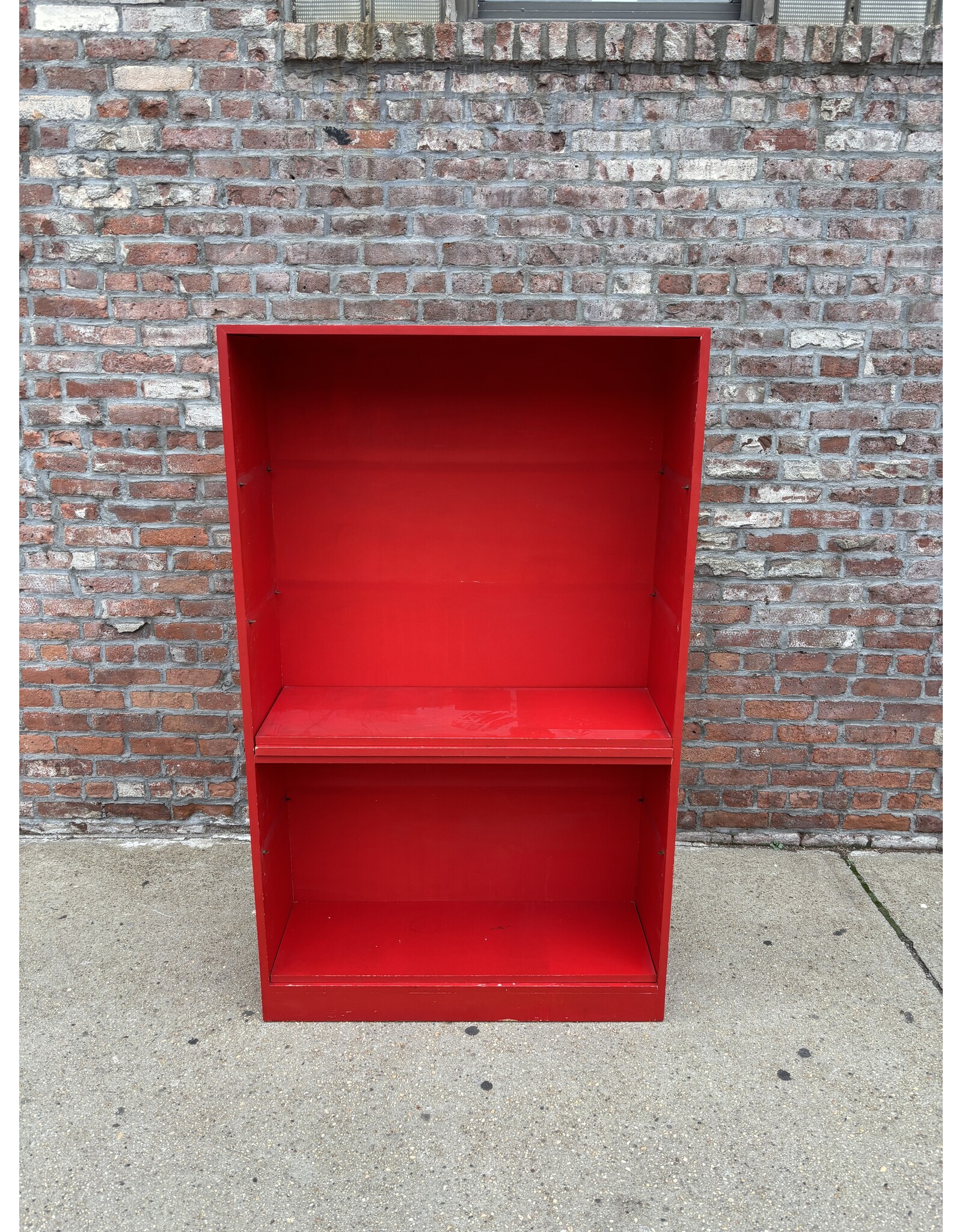 Red Shelving Unit