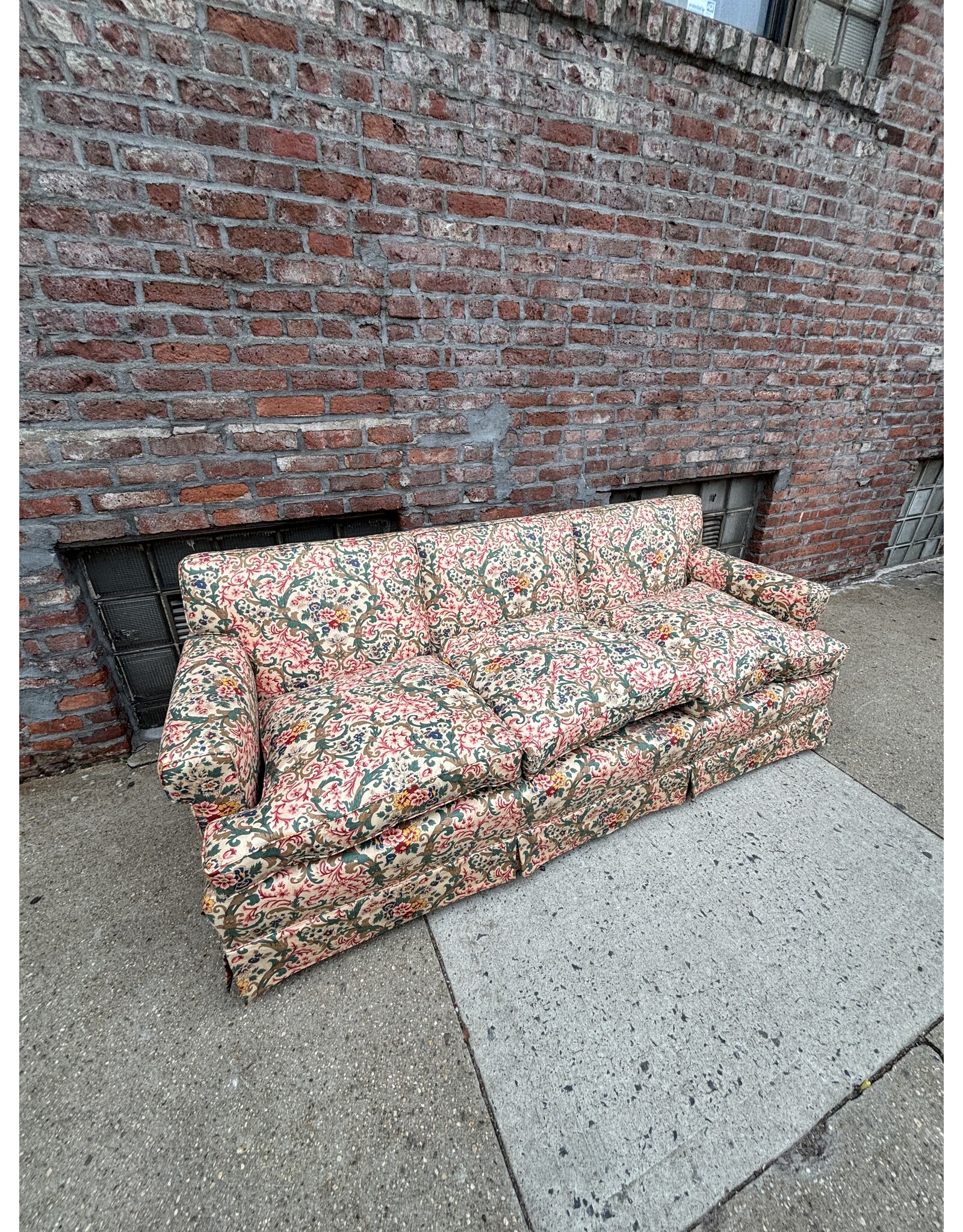 Floral Print Sofa