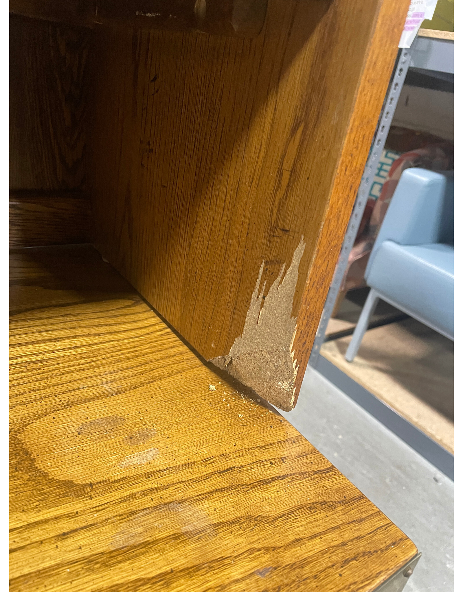 Vintage Bernhardt Campaign Style Mahogany Double Dresser Hutch Bookshelf Mirror