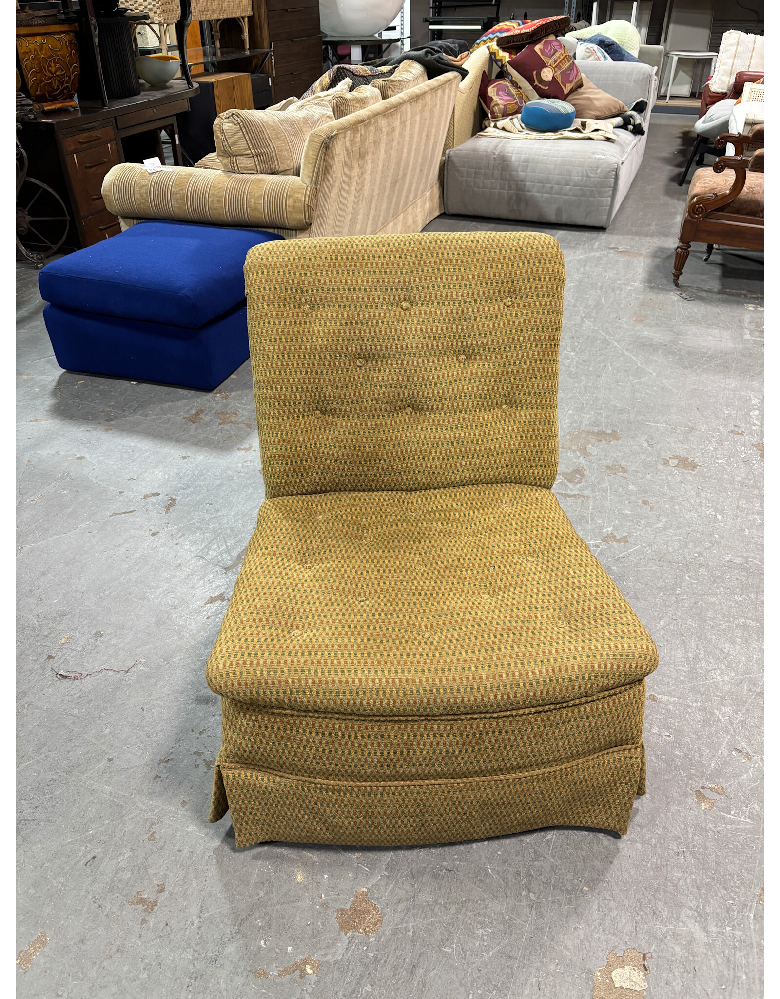 Golden Slipper Chair