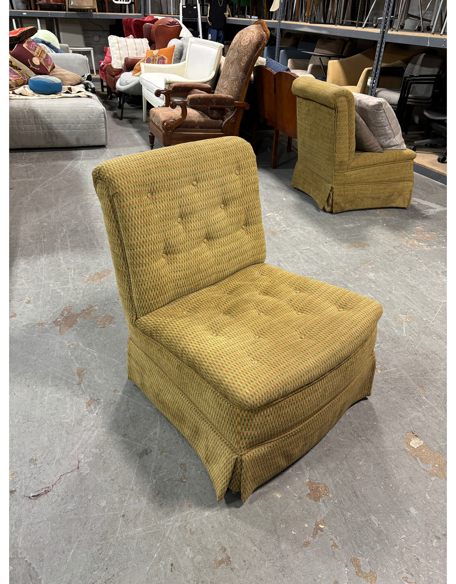 Golden Slipper Chair