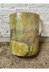 Little Guy, painting on curved board