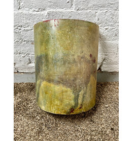 Little Guy, painting on curved board