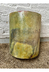 Little Guy, painting on curved board