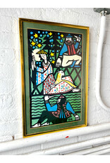 Framed Oskar Kokoschka lithograph