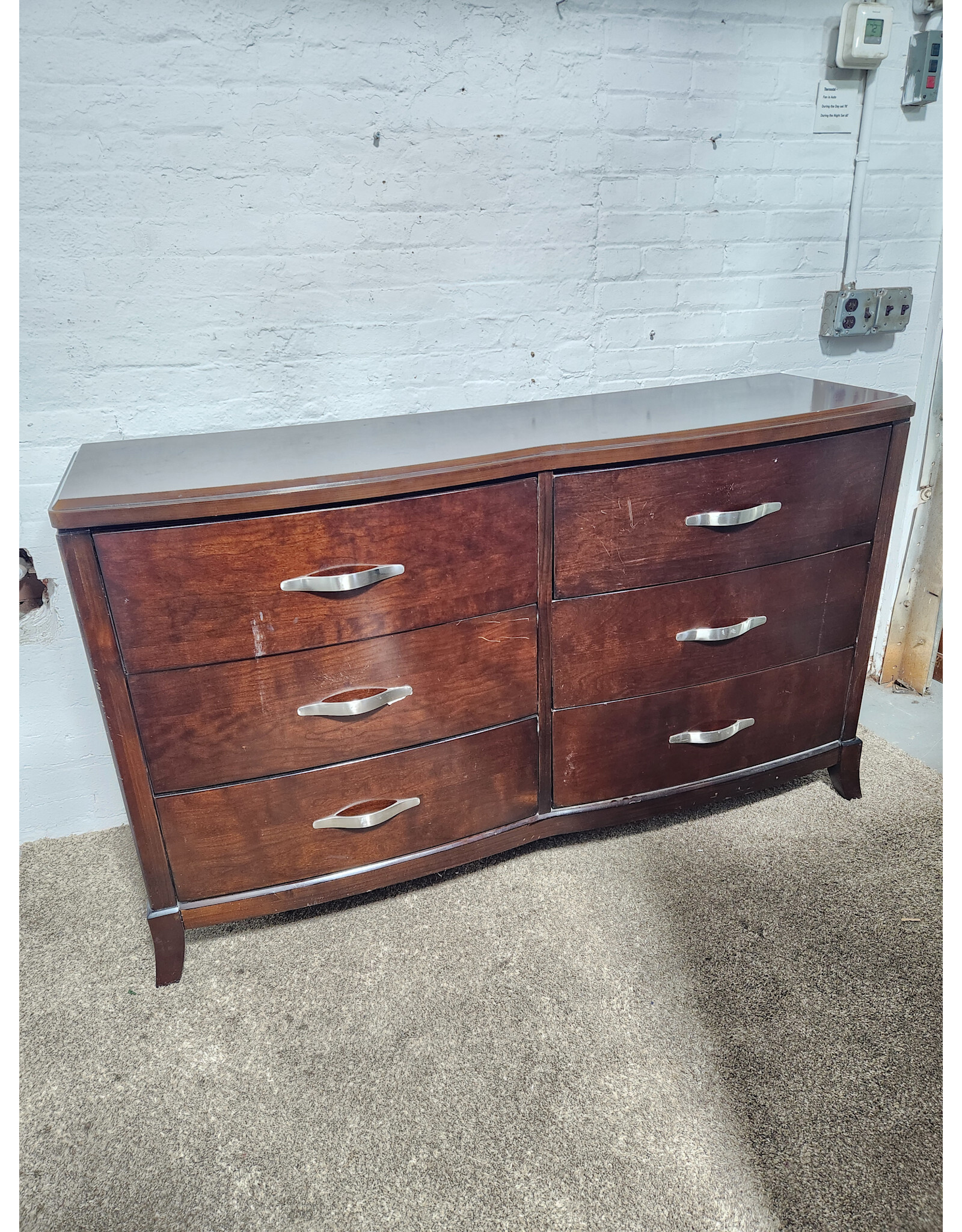 Espresso 6-Drawer Dresser