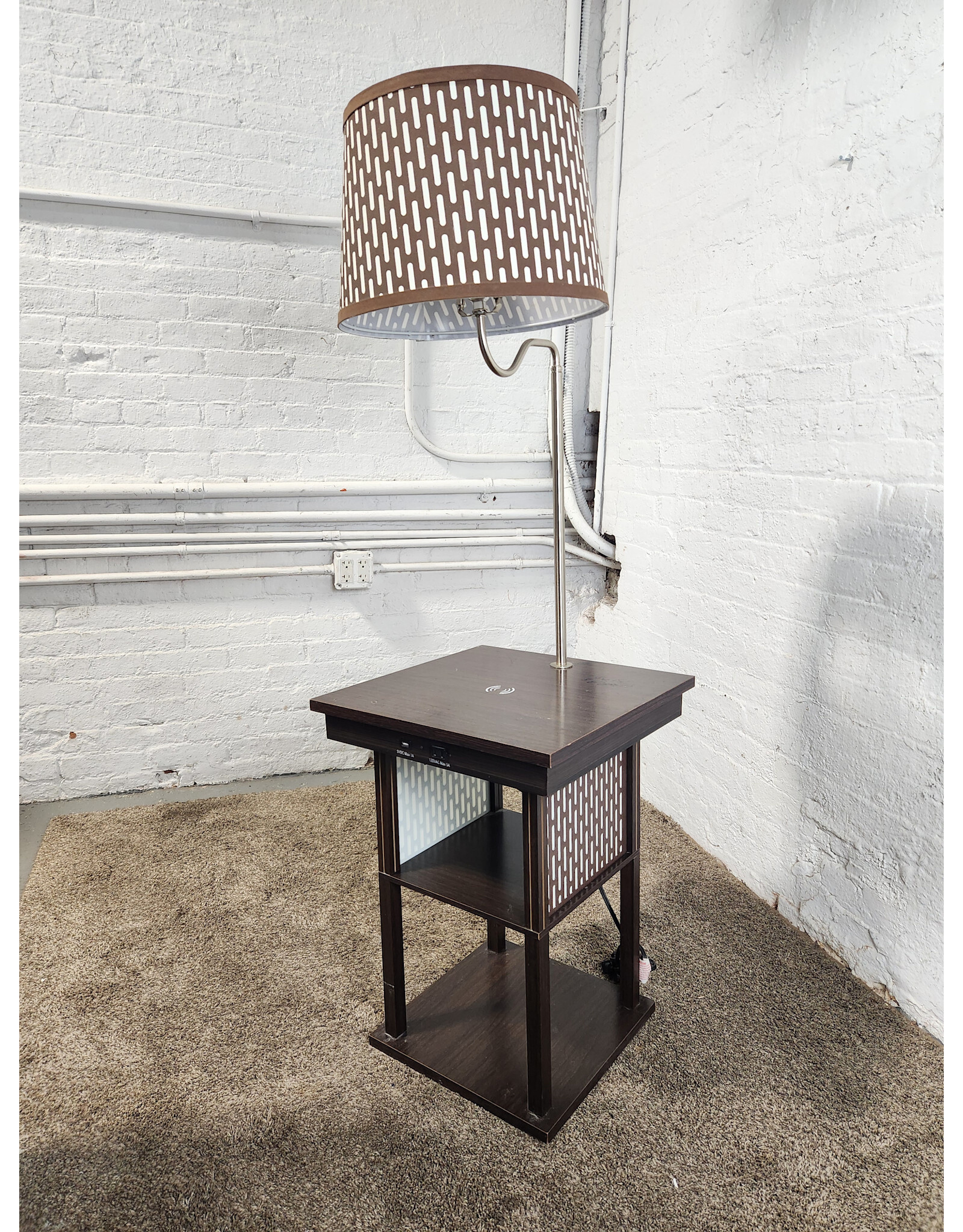 Brightech Madison Lamp with 2-tier Table Base