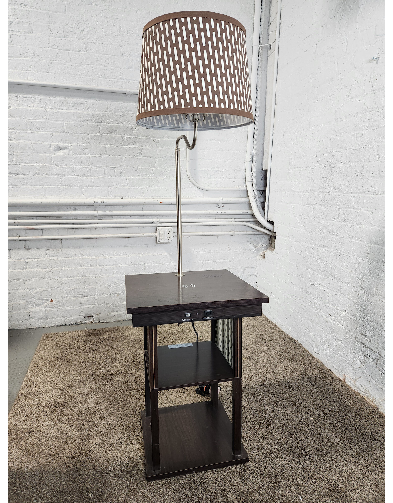 Brightech Madison Lamp with 2-tier Table Base