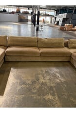 Custom Memphis Style U-Shape Camel Color Mohair Sectional Custom Memphis Style U-Shape Camel Color Mohair Sectional