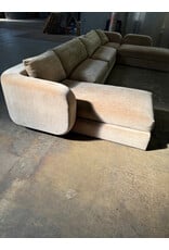 Custom Memphis Style U-Shape Camel Color Mohair Sectional Custom Memphis Style U-Shape Camel Color Mohair Sectional