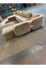 Custom Memphis Style U-Shape Camel Color Mohair Sectional Custom Memphis Style U-Shape Camel Color Mohair Sectional
