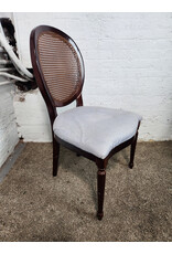 Bombay Company Vintage Louis XVI Style Cane Back Dining Chair Bombay Company Vintage Louis XVI Style Cane Back Dining Chair