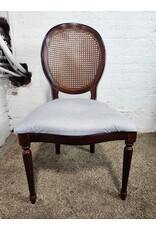 Bombay Company Vintage Louis XVI Style Cane Back Dining Chair Bombay Company Vintage Louis XVI Style Cane Back Dining Chair