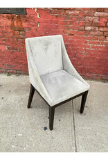 Light Grey Suede Dining Chair Light Grey Suede Dining Chair
