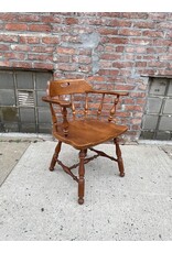 Ethan Allen Heirloom Nutmeg Maple Lowback Windsor Chair Ethan Allen Heirloom Nutmeg Maple Lowback Windsor Chair