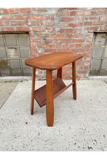 Mid-Century Modern Wooden End Table with A Magazine Rack Mid-Century Modern Wooden End Table with A Magazine Rack