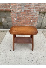Mid-Century Modern Wooden End Table with A Magazine Rack Mid-Century Modern Wooden End Table with A Magazine Rack
