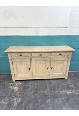 Modern Grey 3-Drawer Buffet