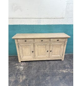 Modern Grey 3-Drawer Buffet