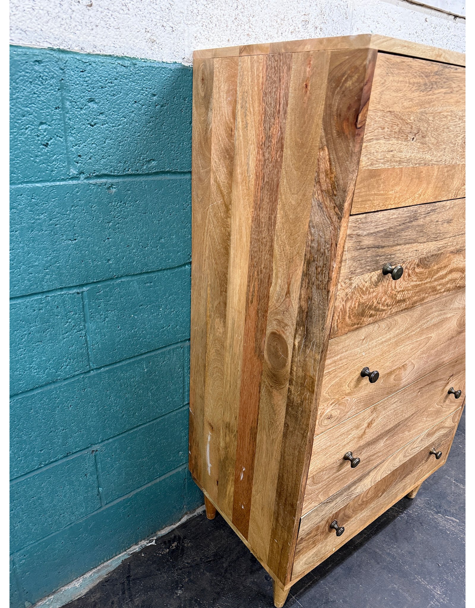 Solid Wooden 5-Drawer Chest of Drawers