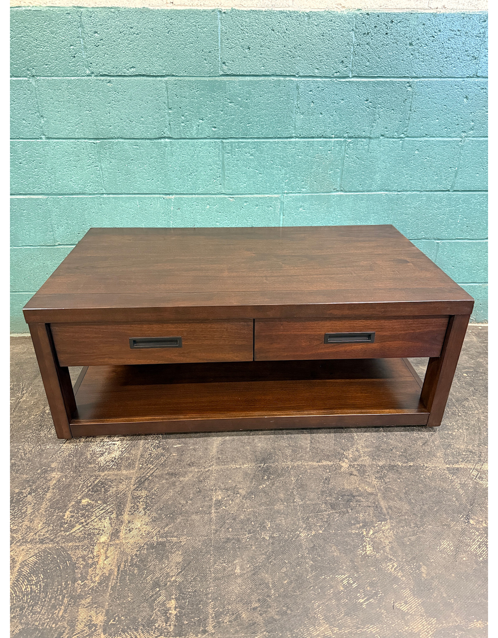 Riata Rectangular Brown Wood Coffee Table