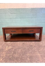 Riata Rectangular Brown Wood Coffee Table