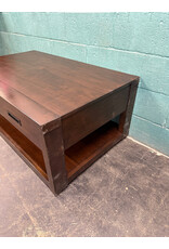 Riata Rectangular Brown Wood Coffee Table