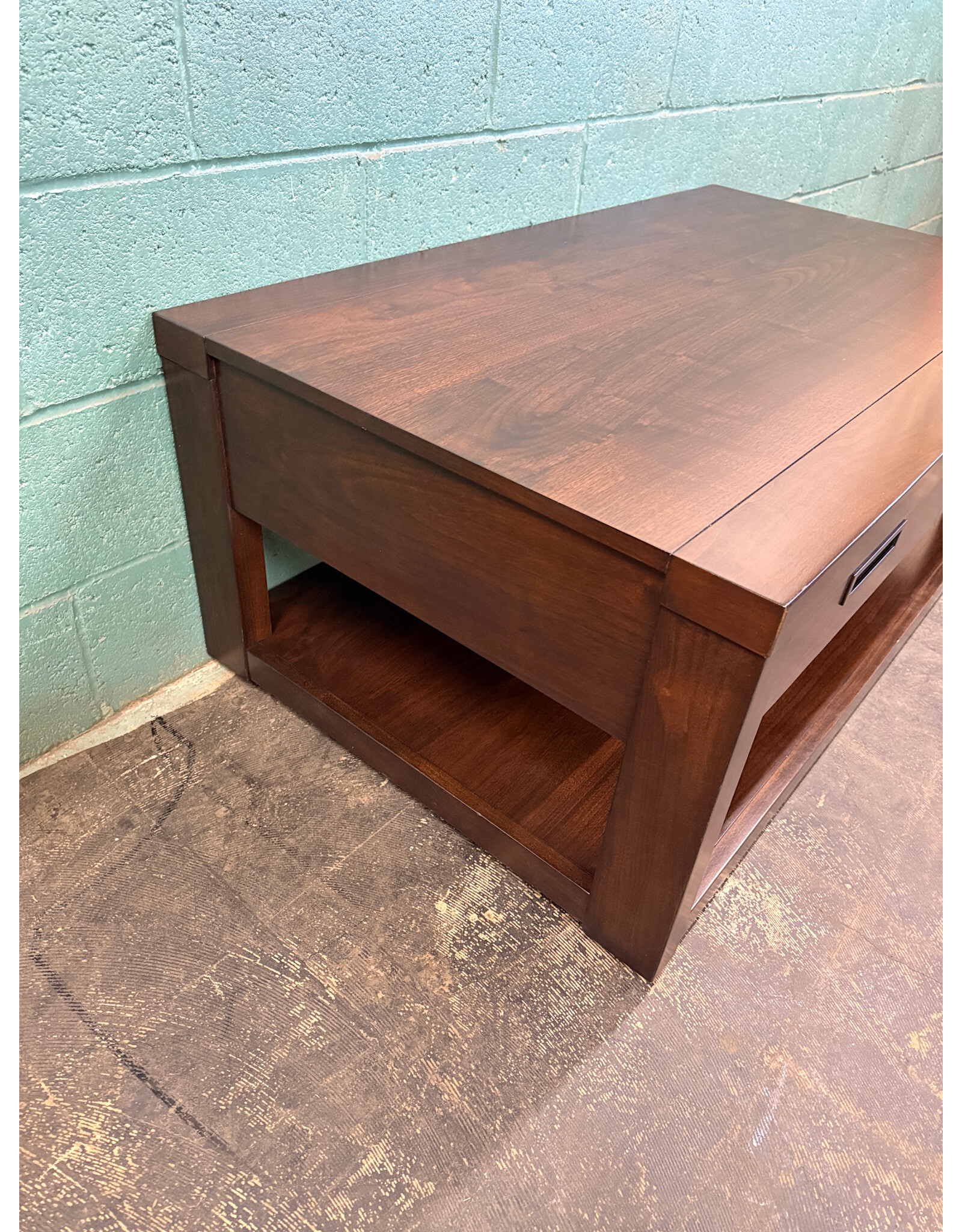 Riata Rectangular Brown Wood Coffee Table