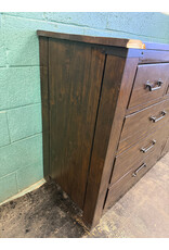 Rustic Wood 9-Drawer Dresser