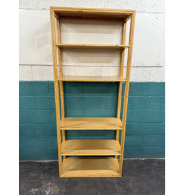 5-Shelf Bamboo Bookcase