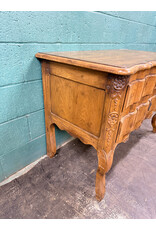 Vintage Baker Fluted Font 2-Drawer Walnut Chest of Drawers