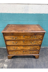 Antique English Style 4-Drawer Chest with Brushing Slide