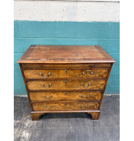 Antique English Style 4-Drawer Chest with Brushing Slide