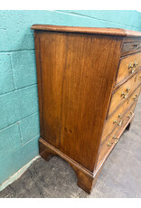 Antique English Style 4-Drawer Chest with Brushing Slide