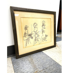 Orchestral!, framed drawing sgnd IRENE