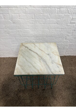 White Marble Side Table
