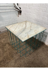 White Marble Side Table