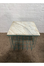 White Marble Side Table