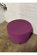 Round Purple Ottoman