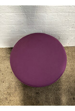 Round Purple Ottoman