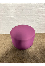 Round Purple Ottoman