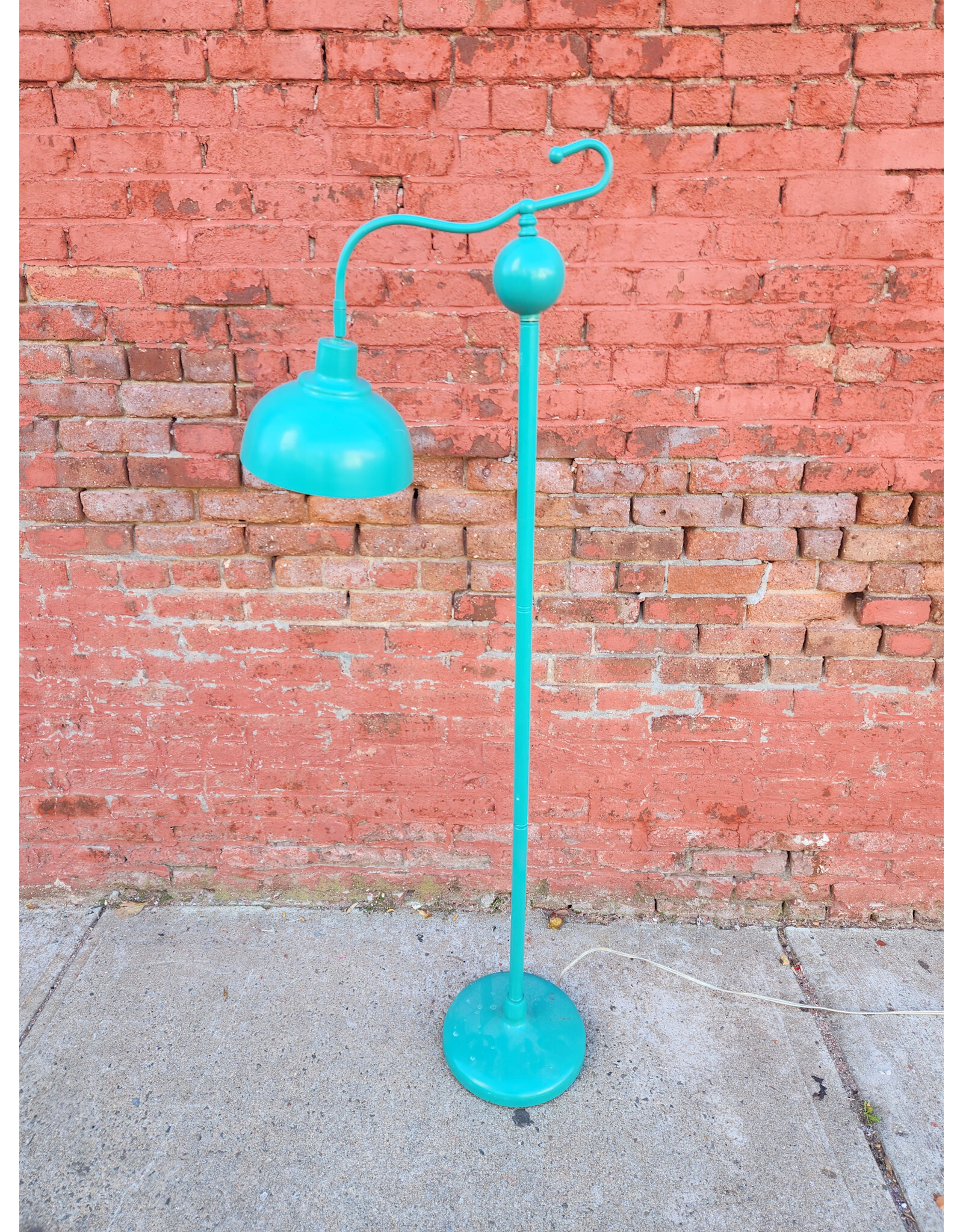 Teal Floor Lamp