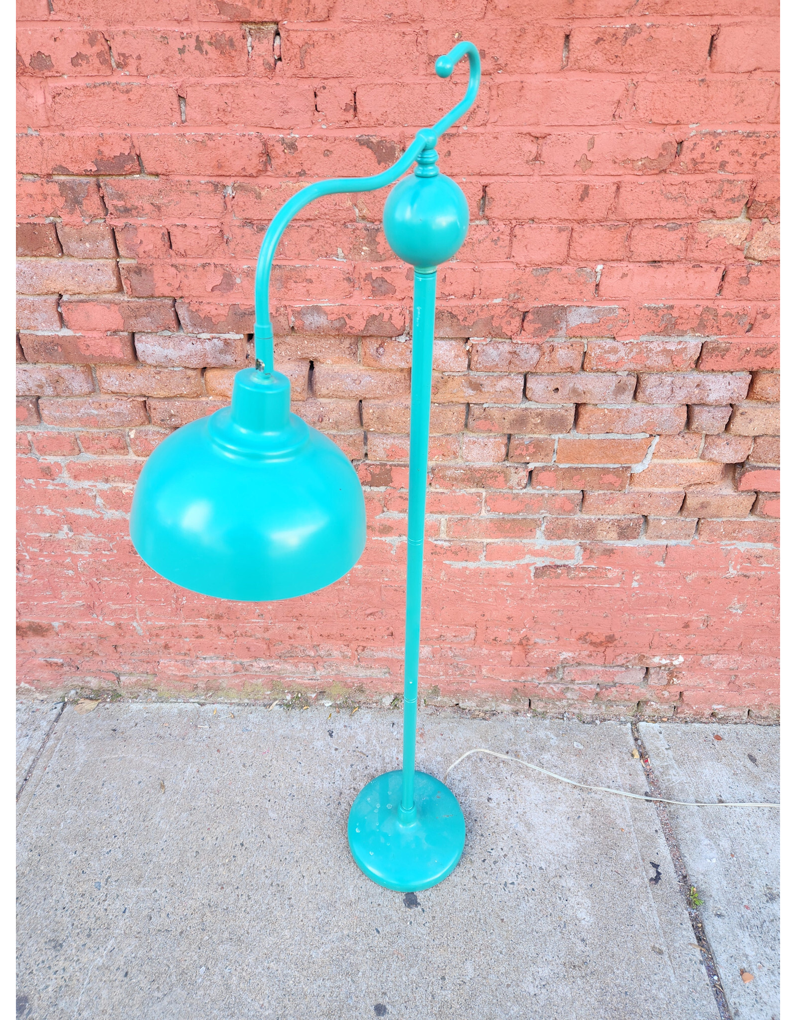 Teal Floor Lamp